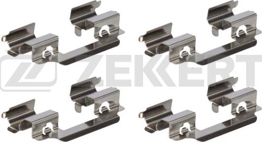 Zekkert BR-3255 - Kit d'accessoires, plaquette de frein à disque cwaw.fr