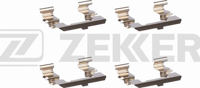 Zekkert BR-3284 - Kit d'accessoires, plaquette de frein à disque cwaw.fr