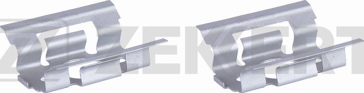 Zekkert BR-3283 - Kit d'accessoires, plaquette de frein à disque cwaw.fr