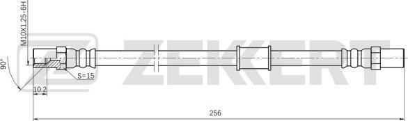 Zekkert BS-9503 - Flexible de frein cwaw.fr