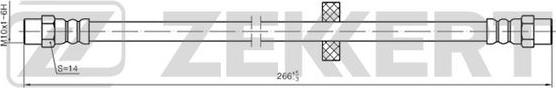 Zekkert BS-9053 - Flexible de frein cwaw.fr