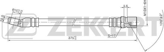 Zekkert BS-9036 - Flexible de frein cwaw.fr