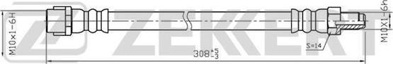 Zekkert BS-9037 - Flexible de frein cwaw.fr