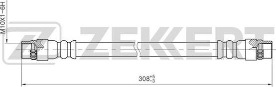 Zekkert BS-9183 - Flexible de frein cwaw.fr