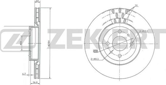 Zekkert BS-5011 - Disque de frein cwaw.fr