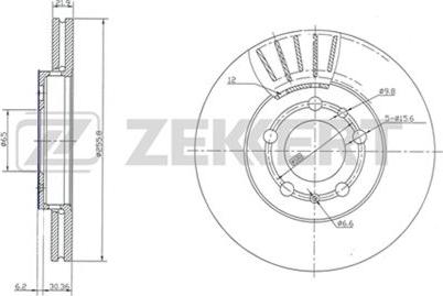 Zekkert BS-5031 - Disque de frein cwaw.fr