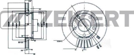 Zekkert BS-6202 - Disque de frein cwaw.fr