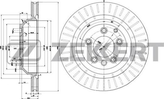 Zekkert BS-6219 - Disque de frein cwaw.fr