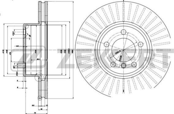 Zekkert BS-6212 - Disque de frein cwaw.fr