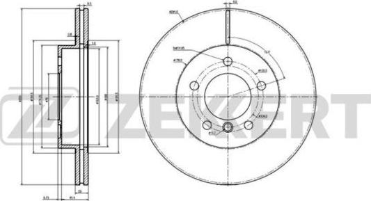 Zekkert BS-6222 - Disque de frein cwaw.fr