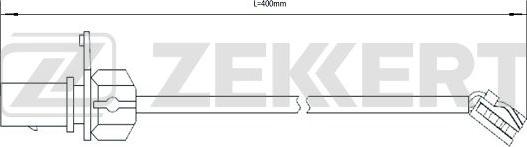 Zekkert BS-8097 - Contact d'avertissement, usure des plaquettes de frein cwaw.fr