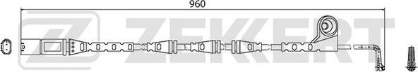 Zekkert BS-8005 - Contact d'avertissement, usure des plaquettes de frein cwaw.fr