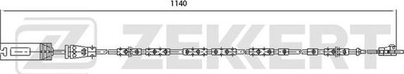 Zekkert BS-8030 - Contact d'avertissement, usure des plaquettes de frein cwaw.fr