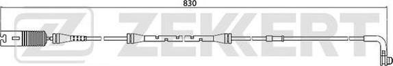 Zekkert BS-8038 - Contact d'avertissement, usure des plaquettes de frein cwaw.fr