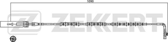 Zekkert BS-8032 - Contact d'avertissement, usure des plaquettes de frein cwaw.fr