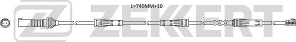 Zekkert BS-8122 - Contact d'avertissement, usure des plaquettes de frein cwaw.fr