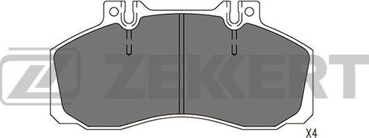 Zekkert BS-2070 - Kit de plaquettes de frein, frein à disque cwaw.fr