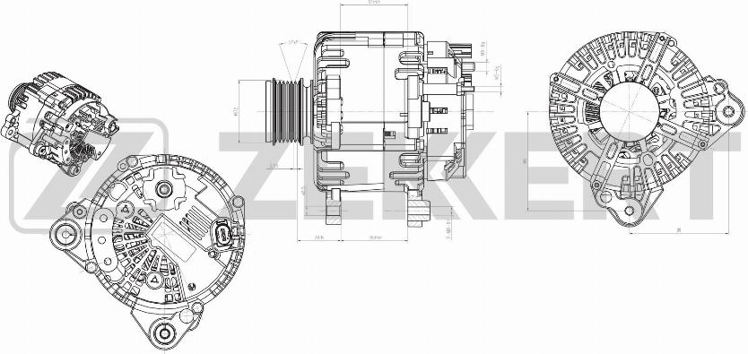 Zekkert GE-1004 - Alternateur cwaw.fr