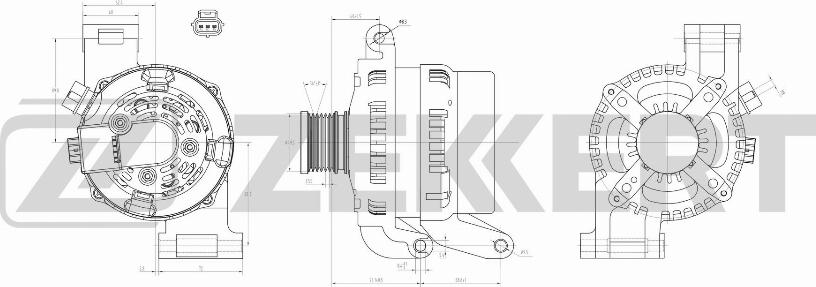 Zekkert GE-1008 - Alternateur cwaw.fr