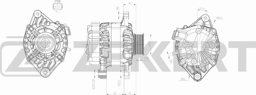 Zekkert GE-1002 - Alternateur cwaw.fr