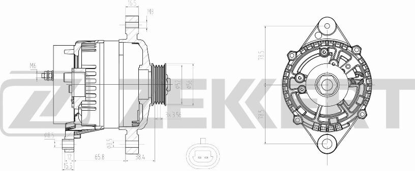 Zekkert GE-1007 - Alternateur cwaw.fr