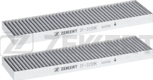 Zekkert IF-3159K - Filtre, air de l'habitacle cwaw.fr