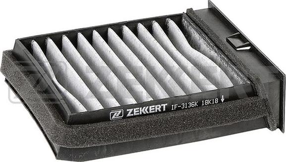 Zekkert IF-3136K - Filtre, air de l'habitacle cwaw.fr