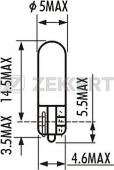 Zekkert LP-1053 - Ampoule, éclairage intérieur cwaw.fr