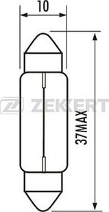 Zekkert LP-1062 - Ampoule, feu éclaireur de plaque cwaw.fr