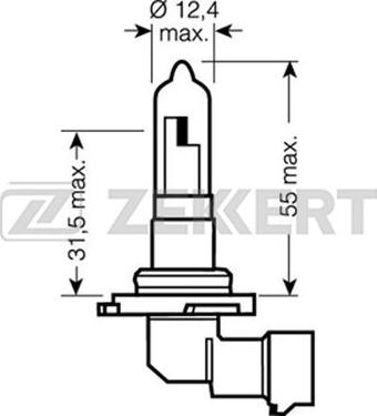 Zekkert LP-1108 - Ampoule, projecteur principal cwaw.fr