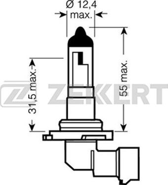 Zekkert LP-1136 - Ampoule, projecteur principal cwaw.fr