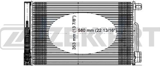 Zekkert MK-3006 - Condensateur, climatisation cwaw.fr