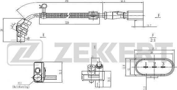 Zekkert SE-4061 - Capteur d'angle, vilebrequin cwaw.fr