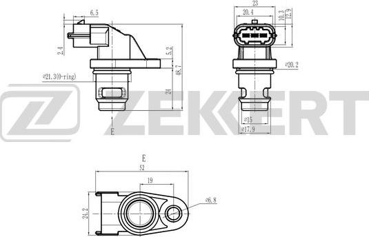 Zekkert SE-5049 - Capteur, position d'arbre à cames cwaw.fr