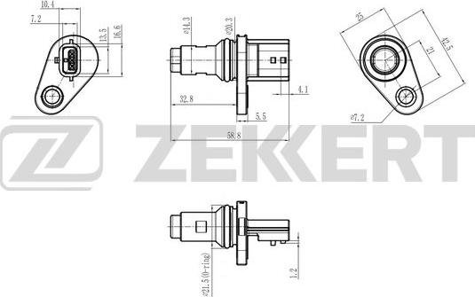 Zekkert SE-5037 - Capteur, position d'arbre à cames cwaw.fr