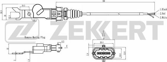 Zekkert SE-5021 - Capteur, position d'arbre à cames cwaw.fr