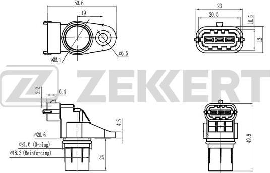 Zekkert SE-5023 - Capteur, position d'arbre à cames cwaw.fr