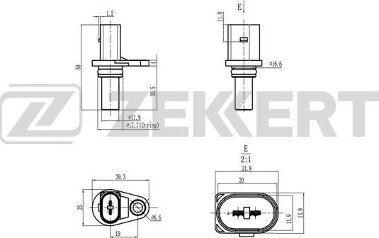 Zekkert SE-8511 - Capteur, vitesse cwaw.fr