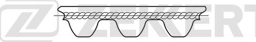 Zekkert ZR-1013 - Courroie de distribution cwaw.fr
