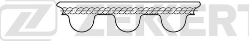 Zekkert ZR-1023 - Courroie de distribution cwaw.fr