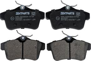 ZENTPARTS Z07441 - Kit de plaquettes de frein, frein à disque cwaw.fr