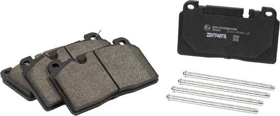 ZENTPARTS Z07420 - Kit de plaquettes de frein, frein à disque cwaw.fr