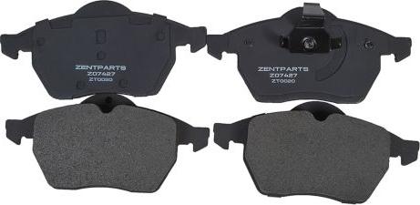 ZENTPARTS Z07427 - Kit de plaquettes de frein, frein à disque cwaw.fr