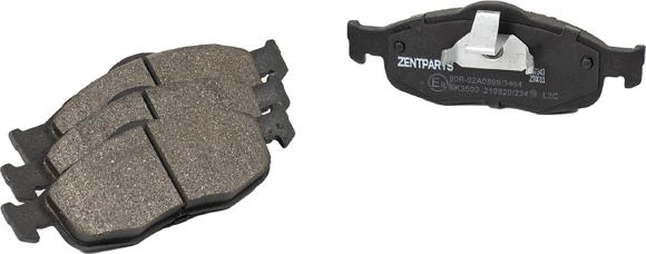 ZENTPARTS Z07343 - Kit de plaquettes de frein, frein à disque cwaw.fr