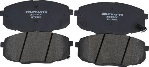 ZENTPARTS Z07300 - Kit de plaquettes de frein, frein à disque cwaw.fr