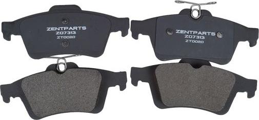 ZENTPARTS Z07313 - Kit de plaquettes de frein, frein à disque cwaw.fr