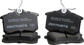 ZENTPARTS Z07326 - Kit de plaquettes de frein, frein à disque cwaw.fr