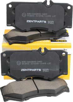 ZENTPARTS Z07375 - Kit de plaquettes de frein, frein à disque cwaw.fr