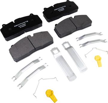 ZENTPARTS Z07206 - Kit de plaquettes de frein, frein à disque cwaw.fr