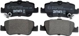 ZENTPARTS Z07282 - Kit de plaquettes de frein, frein à disque cwaw.fr